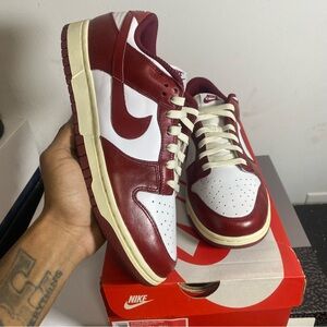 Size 9 (10.5W) Dunk Low “Vintage Red” BRAND NEW